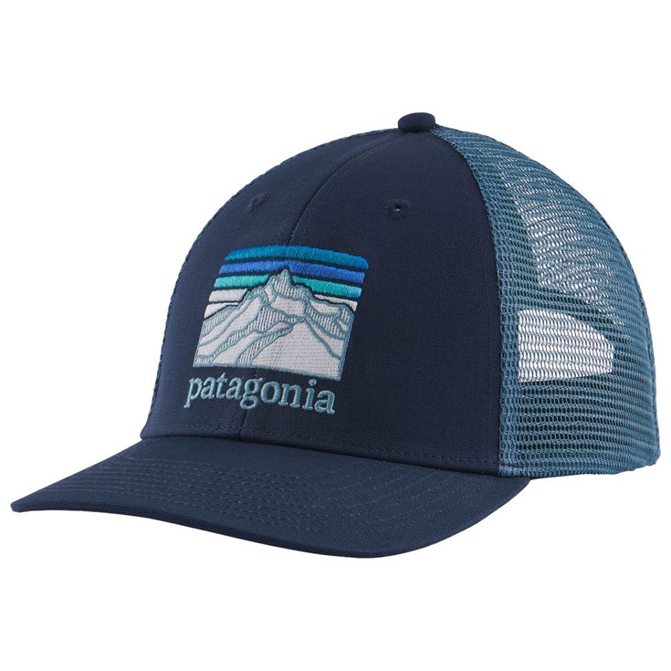 Patagonia Cap Line Logo Ridge LoPro Trucker New Navy Präsentation