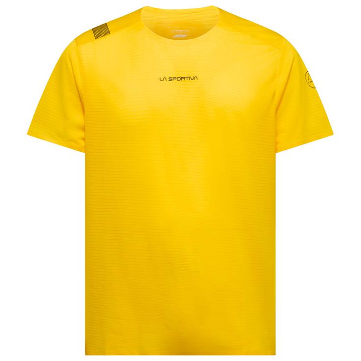 La Sportiva Trail tee-shirt Pure T-Shirt Yellow Black Overview