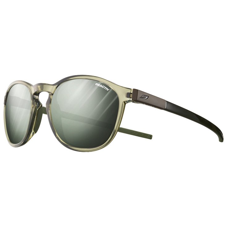 Julbo Sunglasses Shine L Army Translucide Brillant Vert Reactiv 1-3 Glare Control Overview