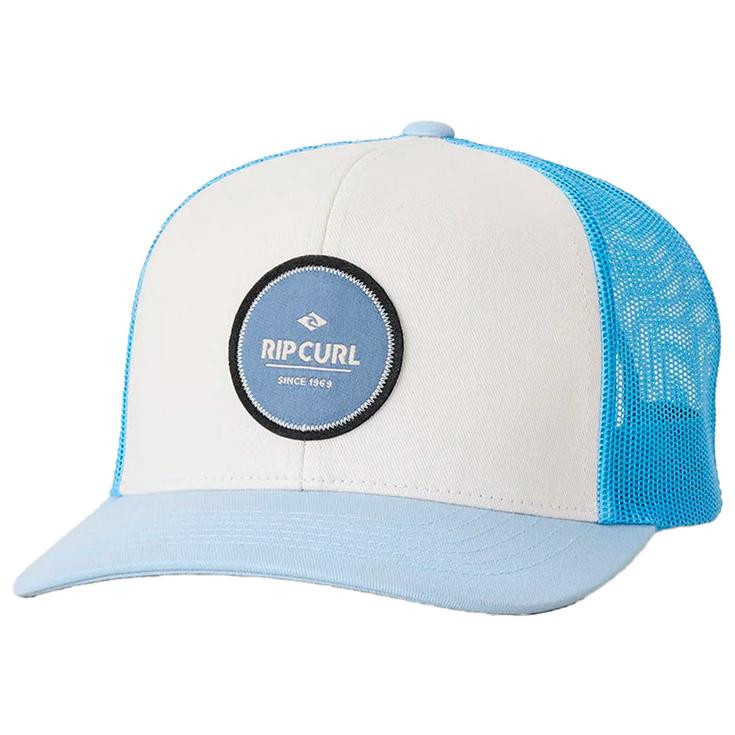 Rip Curl Cap Routine Curve Trucker Bone Blue Präsentation
