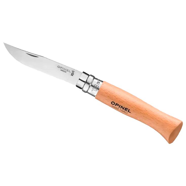 Opinel Cuchillos/navajas N°08 Baroudeur Blister Hêtre Presentación