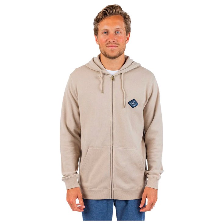 Rip Curl Sudadera Aloha Hotel Zip Thru Hood Taupe Presentación