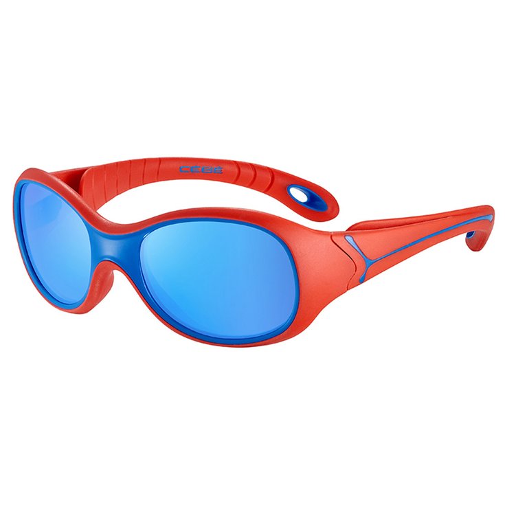 Cebe Sunglasses S'kimo Matt Red Blue Zone Blue Light Grey Cat.3 Blue Flash Mirror Overview