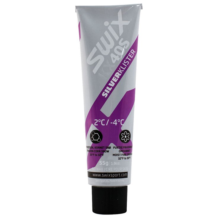 Swix Nordic Grip wax KX40S Violet-Silver 55g Overview