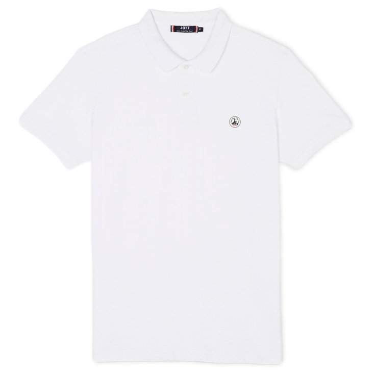 Jott Caen Polo Stretch Basique Blanc 