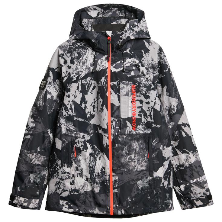 Superdry Technische Jacke Ultimate Rescue Jacket Volcanic Mountain Camo Grey Präsentation