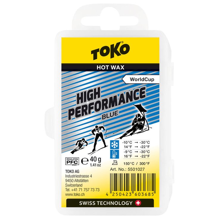 Toko High Performance Blue 40g Presentación