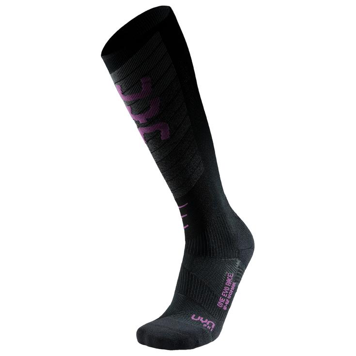 Uyn Woman Ski Evo Race One Socks Black Purple 
