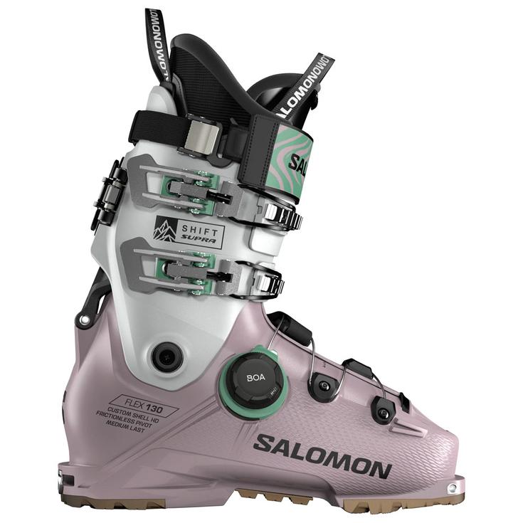 Salomon Skischuh Shift Supra Boa 130 Gw Nirvana Cool Gray 5 Shale Green Präsentation