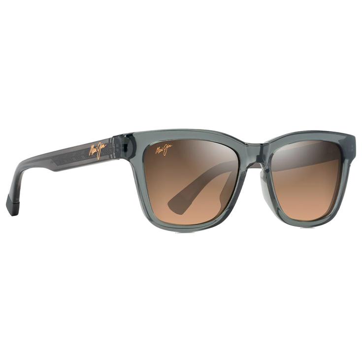 Maui Jim Occhiali da sole Hanohano Shiny Trans Dark Grey Hcl Bronze Minéral Superthin Presentazione