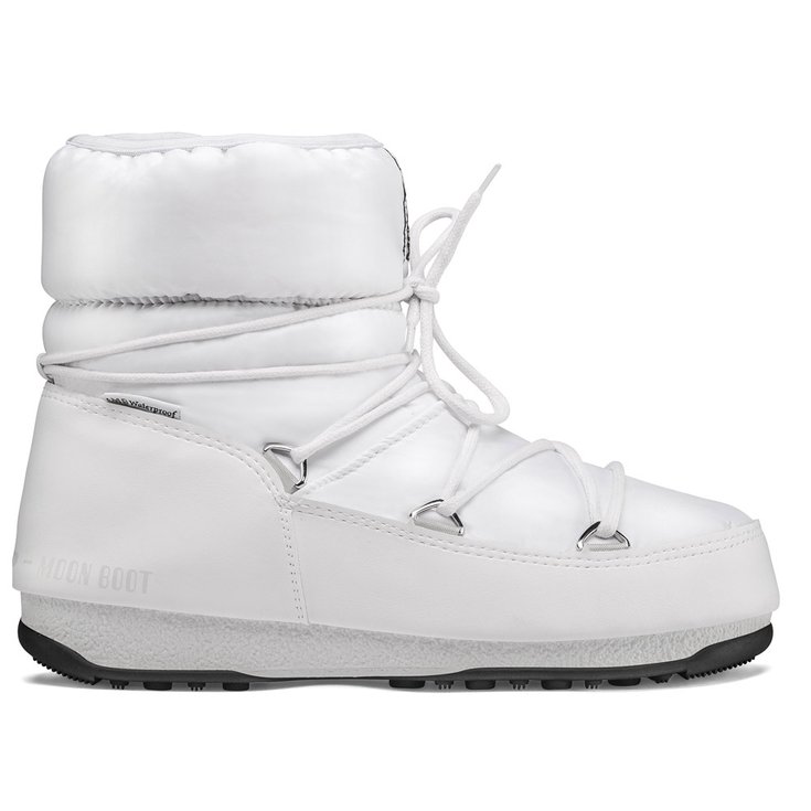 Moon Boot Chaussures après-ski Low Nylon Wp 2 White Profil