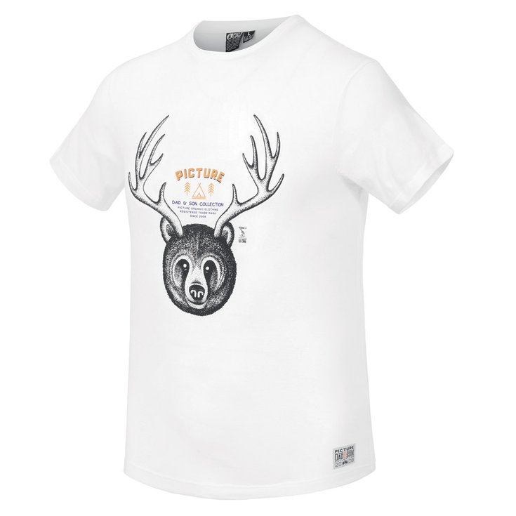 Picture T-shirts Horns White Voorstelling