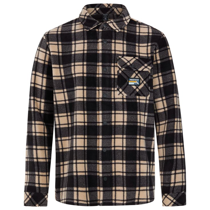 Protest Shirt Prtoutwell Outdoor Overshirt True Black Overview