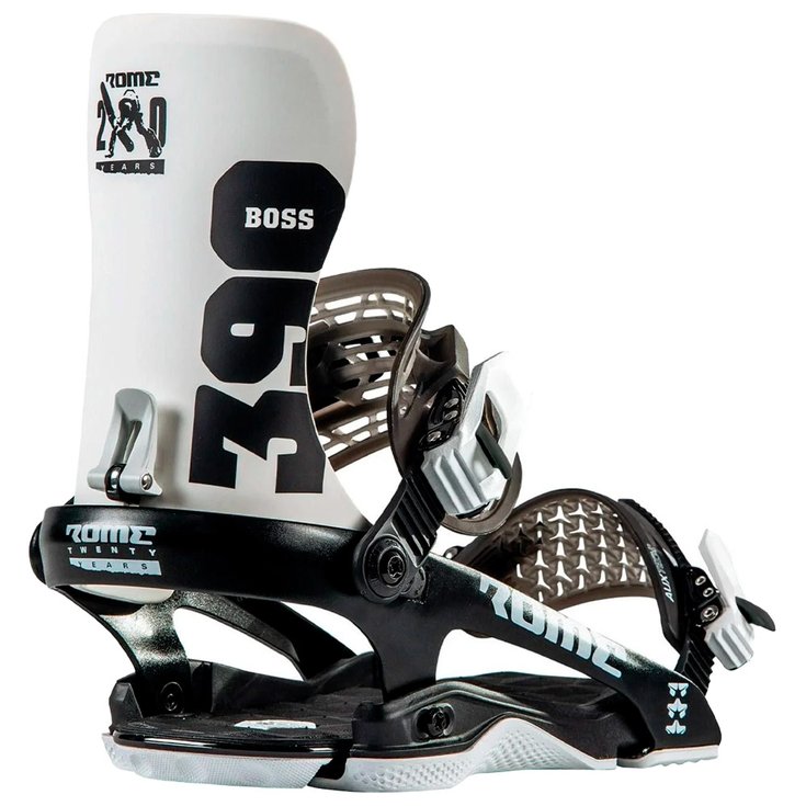 Rome Snowboard Binding 390 Boss White Overview