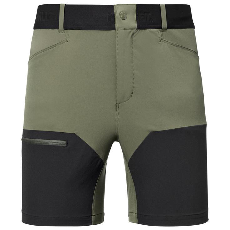 Millet Onega Stretch Short Grape Leaf Black 