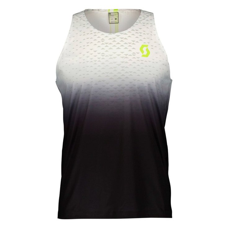 Scott Trail tee-shirt RC Run Men's Tank White/Yellow Overview