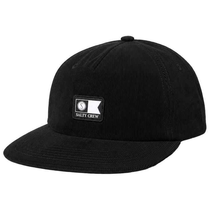 Salty Crew Berretto Flagship Cord Snapback Black Presentazione