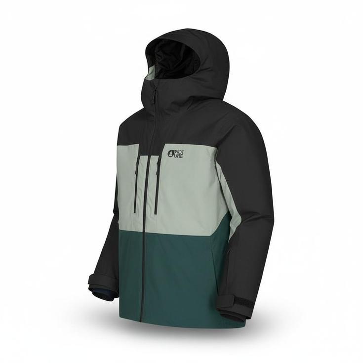 Picture Blouson Ski Object Jacket Black Ponderosa Pine Shadow Présentation