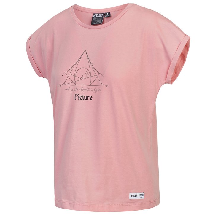 Picture Tee-Shirt Liz Misty Pink Overview