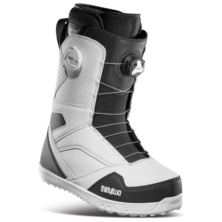 32 Boots STW DOUBLE BOA White Black Voorstelling