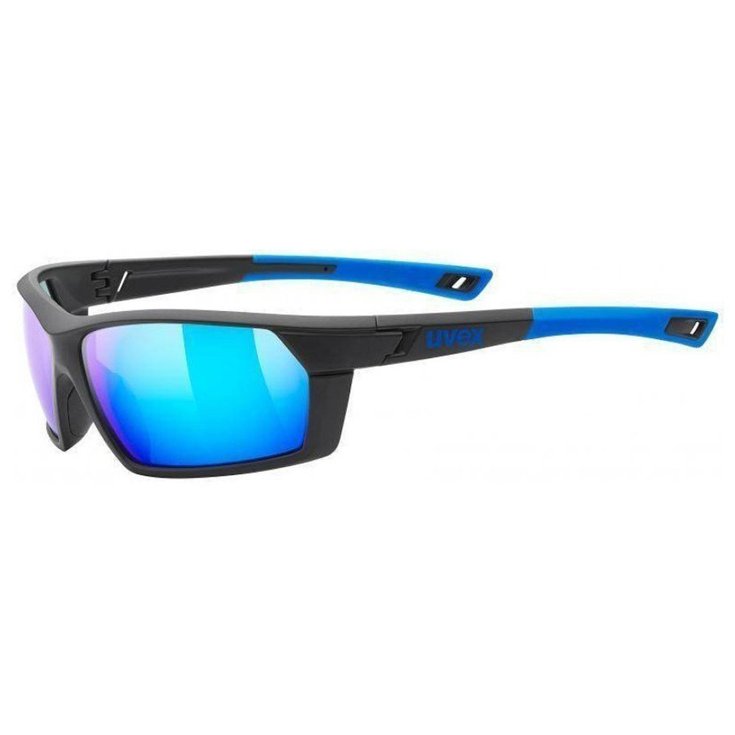 Uvex Sunglasses Sportstyle 225 Black Blue mirror blue cat. 3 Overview