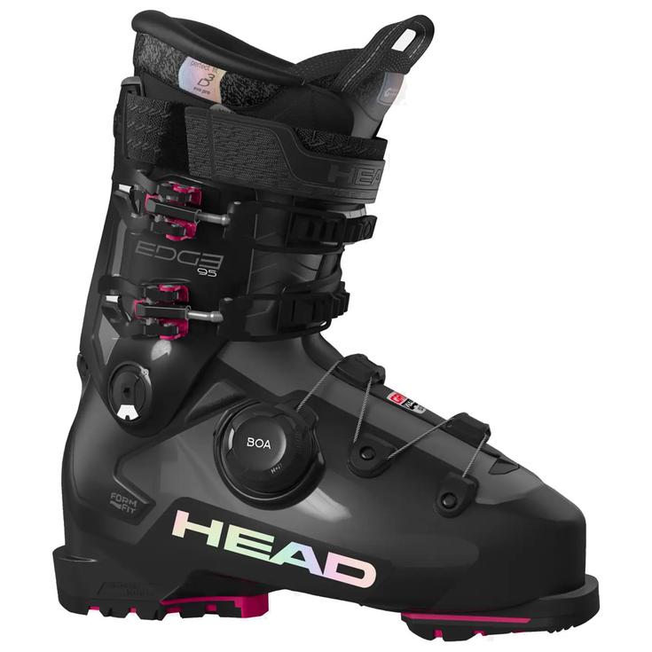 Head Botas de esquí Edge 95 W Hv Gw Boa Black Fuchsia Presentación