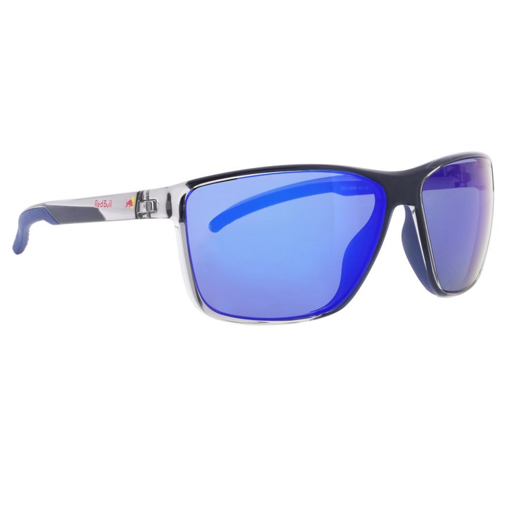 Red Bull Spect Sunglasses Drift Shiny X'Tal Grey Blue Rubber Smoke Blue Mirror Overview