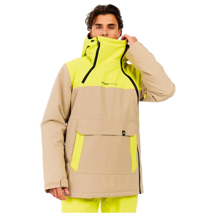 Protest Skijacke PrtLado Snow Jacket Lime Splash Präsentation
