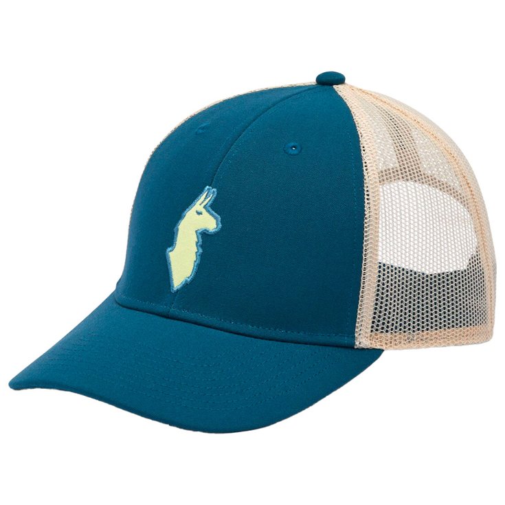 Cotopaxi Cap Llama Trucker Hat Abyss Overview