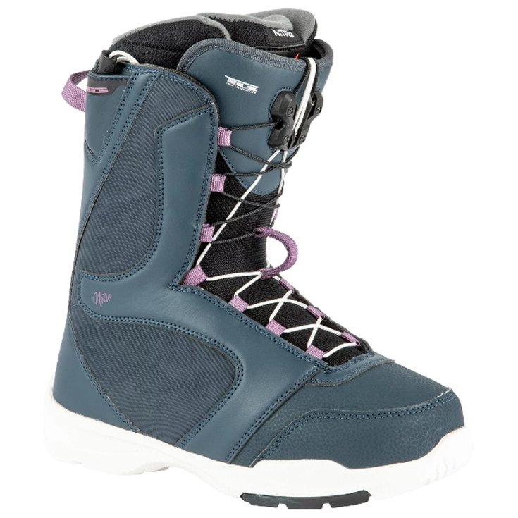 Nitro Boots Flora TLS Charcoal Purple Profiel