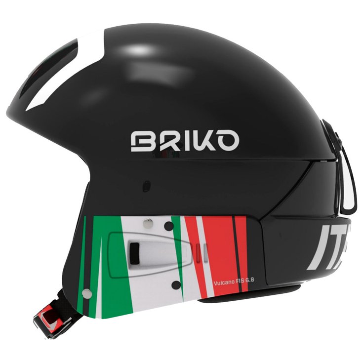 Briko Helmet Vulcano Fis 6.8 Epp - Fisi Shiny Black White Overview