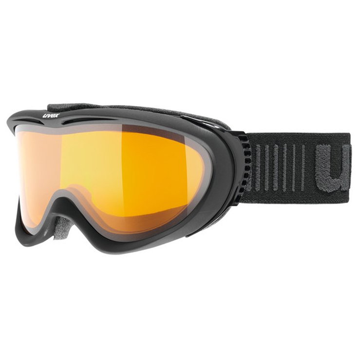 Uvex Masque de Ski Comanche LGL Black Mat Lasergold Lite Présentation