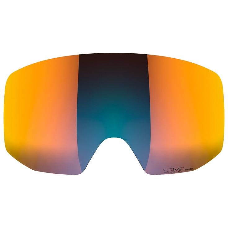 Salomon Visors Driver Prime Lens Sigma Photo Poppy Red Präsentation