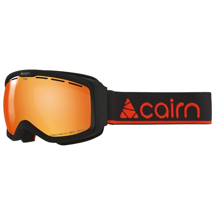 Cairn Masque de Ski Funk Mat Black Orange OTG Spx 3000 Ium Profil