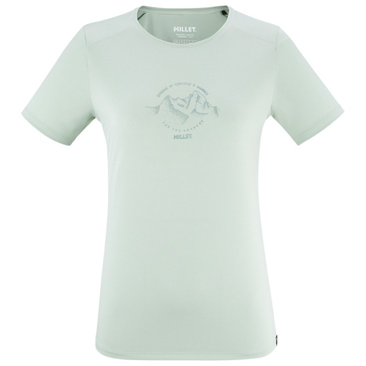 Millet Camiseta de trekking Ubic Light Tee Shirt Short Sleeve W Seaweed Presentación