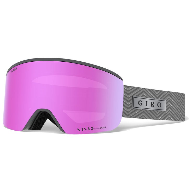 Giro Maschera Ella Titanium Zag Vivid Pink + Vivid Infrared Presentazione