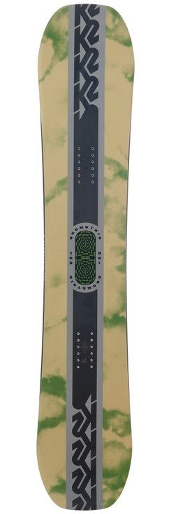 K2 Snowboard plank Geometric Voorstelling