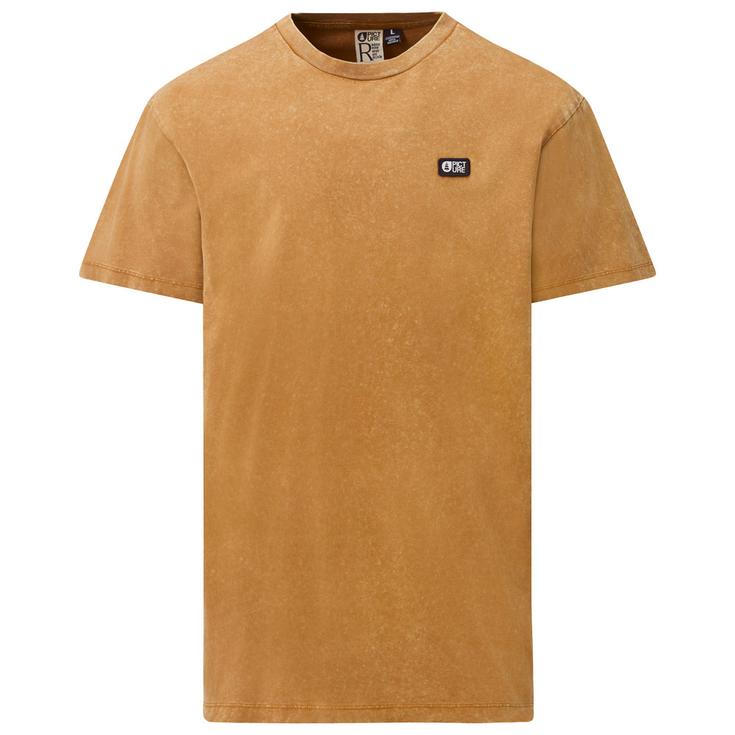 Picture T-Shirt Allin Camel Coffee Washed Präsentation