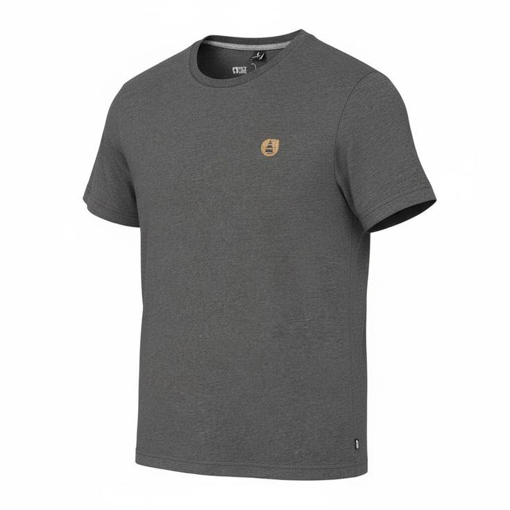 Picture T-Shirt Lil Cork Dark Grey Melange Präsentation
