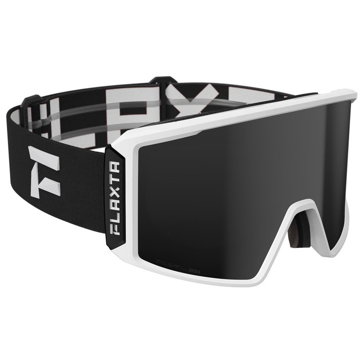 Flaxta Skibrillen Evoke Black White Black Mirror Lens Voorstelling