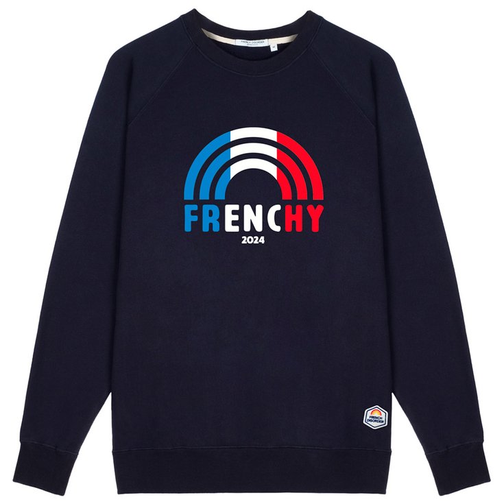 French Disorder Sweaters Clyde Frenchy Flag Navy Voorstelling