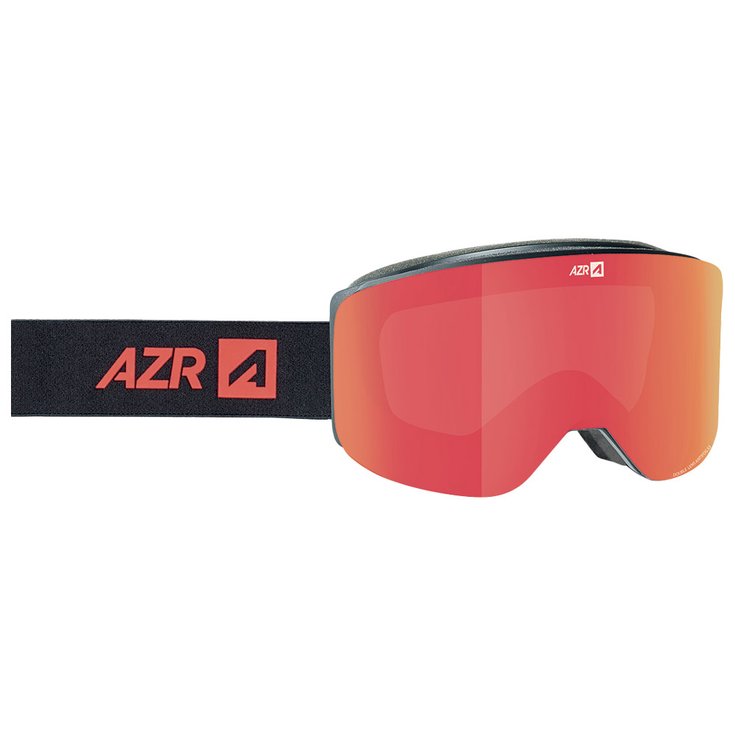 AZR Máscaras Galaxy Otg Noire Mate Full Rouge Multicouche + Jaune Presentación