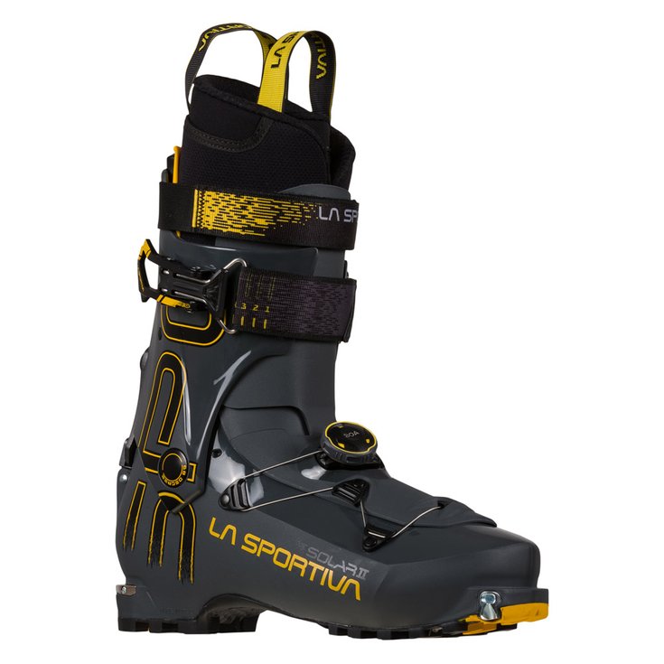 La Sportiva Chaussures de Ski Randonnée Solar II Carbon Yellow Côté