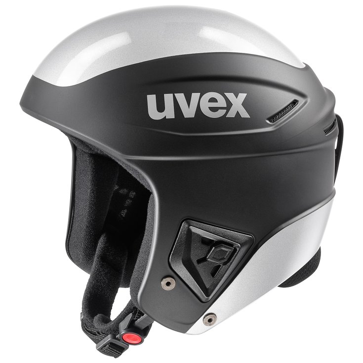 Uvex Helm Race + Black-silver Präsentation