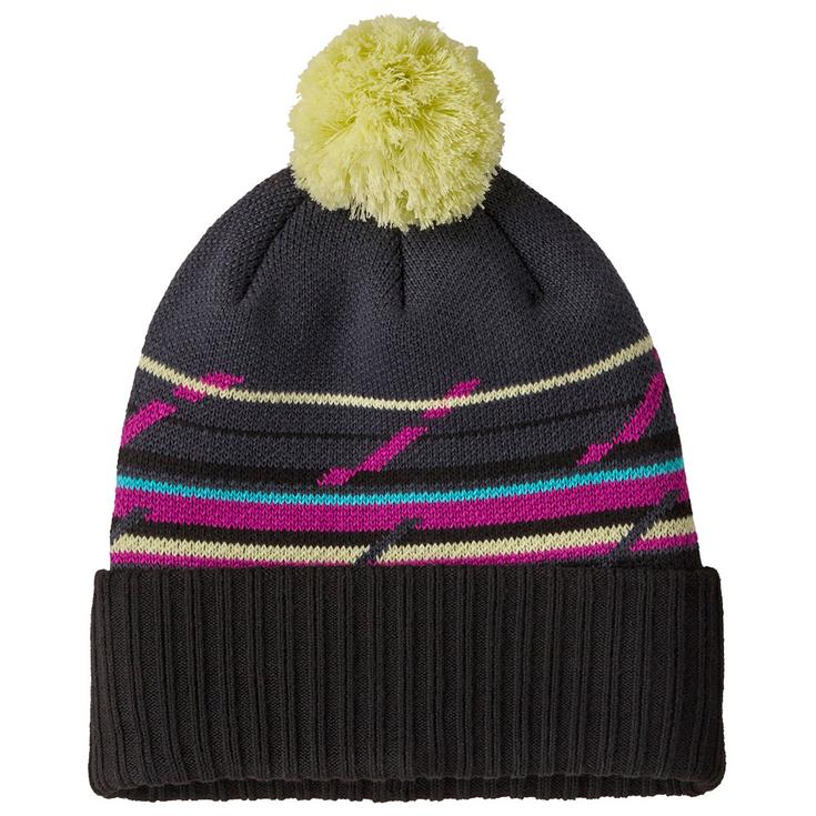 Patagonia Beanies Powder Town Beanie Minded Geo Smolder Blue Overview