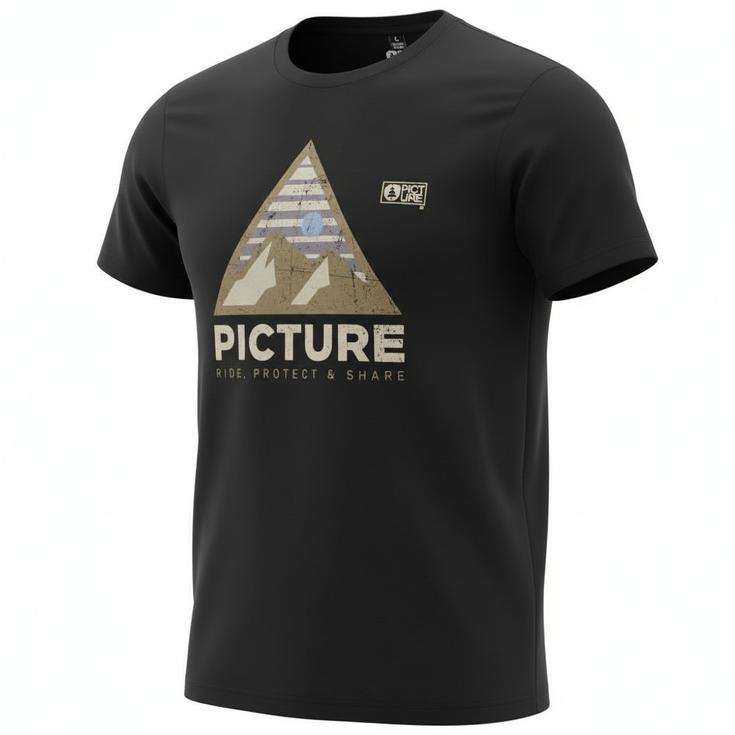 Picture Tee-shirt Authentic Black Présentation