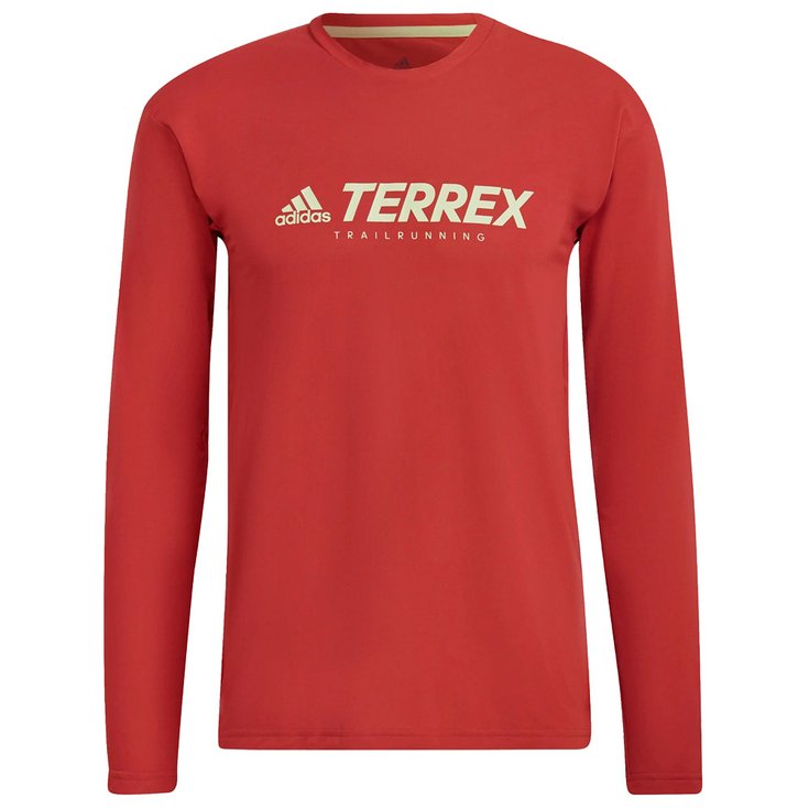 Adidas Tee-shirt de trail Terrex Primeblue Trail Graphic Altered Amber Presentazione