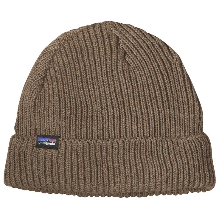 Patagonia Fishermans Rolled Beanie Ash Tan 