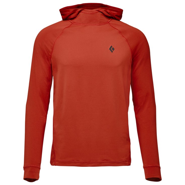 Kletter Sweatshirt Black Diamond M Alpenglow Hoody Burnt Sienna Sommer 2024 Glisshop