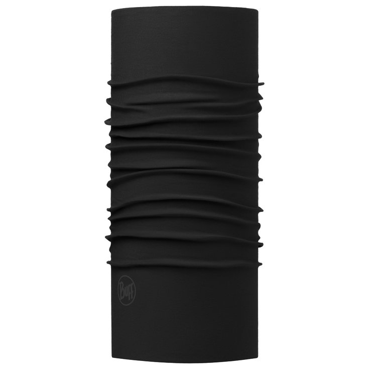 Buff Neck warmer Original Ecostretch Neckwear Solid Black Overview